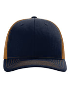 Richardson 112, Snapback Trucker Cap, Navy/ Carmel