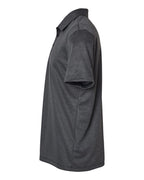 Adidas A591, Men's Space Dyed Polo, Black Melange