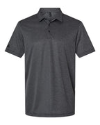 Adidas A591, Men's Space Dyed Polo, Black Melange