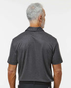 Adidas A591, Men's Space Dyed Polo, Black Melange