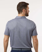 Adidas A591, Men's Space Dyed Polo, Collegiate Navy Melange