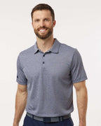 Adidas A591, Men's Space Dyed Polo, Collegiate Navy Melange