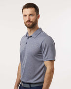 Adidas A591, Men's Space Dyed Polo, Collegiate Navy Melange