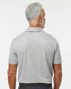 Adidas A591, Men's Space Dyed Polo, Grey One Heather