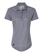 Adidas A592, Women's Space Dyed Polo, Collegiate Navy Melange