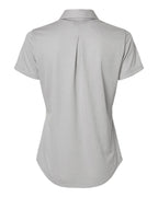 Adidas A592, Women's Space Dyed Polo, Grey One Heather