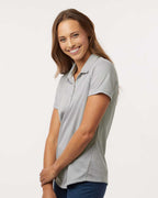 Adidas A592, Women's Space Dyed Polo, Grey One Heather