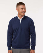 Adidas A598, Men's Club Quarter-zip Pullover, Collegiate Navy