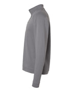 Adidas A598, Men's Club Quarter-zip Pullover, Grey Three
