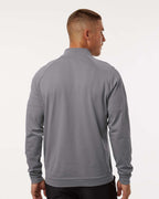 Adidas A598, Men's Club Quarter-zip Pullover, Grey Three