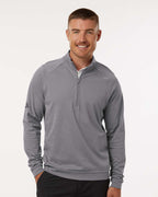 Adidas A598, Men's Club Quarter-zip Pullover, Grey Three