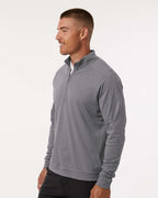 Adidas A598, Men's Club Quarter-zip Pullover, Grey Three
