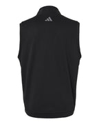 Adidas A599, Men's Club Quarter-zip Vest, Black