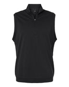 Adidas A599, Men's Club Quarter-zip Vest, Black