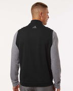 Adidas A599, Men's Club Quarter-zip Vest, Black