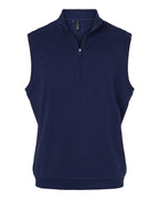 Adidas A599, Men's Club Quarter-zip Vest, Collegiate Navy