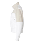 Adidas A601, Women's Fleece Quarter-zip Pullover, Alumina