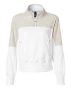 Adidas A601, Women's Fleece Quarter-zip Pullover, Alumina