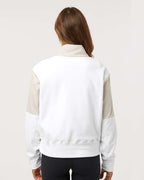 Adidas A601, Women's Fleece Quarter-zip Pullover, Alumina