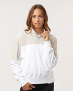 Adidas A601, Women's Fleece Quarter-zip Pullover, Alumina
