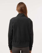 Adidas A601, Women's Fleece Quarter-zip Pullover, Black