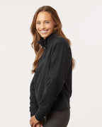 Adidas A601, Women's Fleece Quarter-zip Pullover, Black