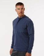 Adidas A607, Men's Half-zip Hooded Anorak, Crew Navy