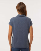 Adidas A690, Women's Blended Polo, Collegiate Navy Melange