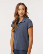 Adidas A690, Women's Blended Polo, Collegiate Navy Melange
