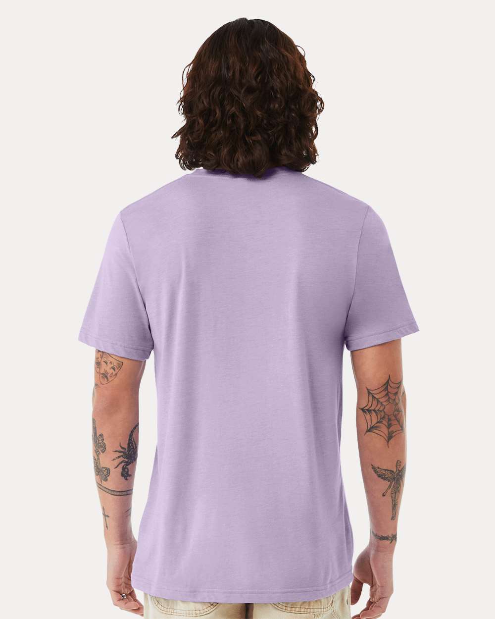 BELLA + CANVAS 3413, T-Shirts - Premium, Dark Lavender Triblend