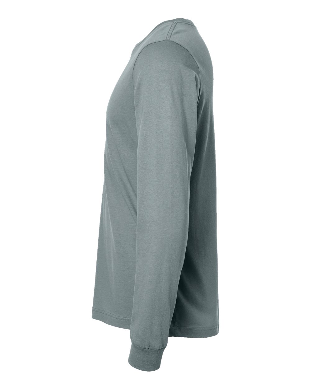 BELLA + CANVAS 3501, T-Shirts - Long Sleeve, Blue Storm