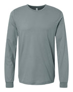 BELLA + CANVAS 3501, T-Shirts - Long Sleeve, Blue Storm