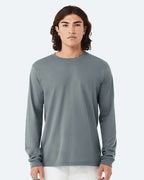 BELLA + CANVAS 3501, T-Shirts - Long Sleeve, Blue Storm