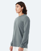 BELLA + CANVAS 3501, T-Shirts - Long Sleeve, Blue Storm