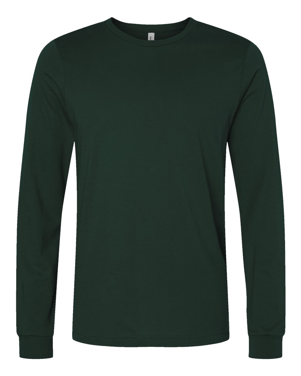 BELLA + CANVAS 3501, T-Shirts - Long Sleeve, Forest