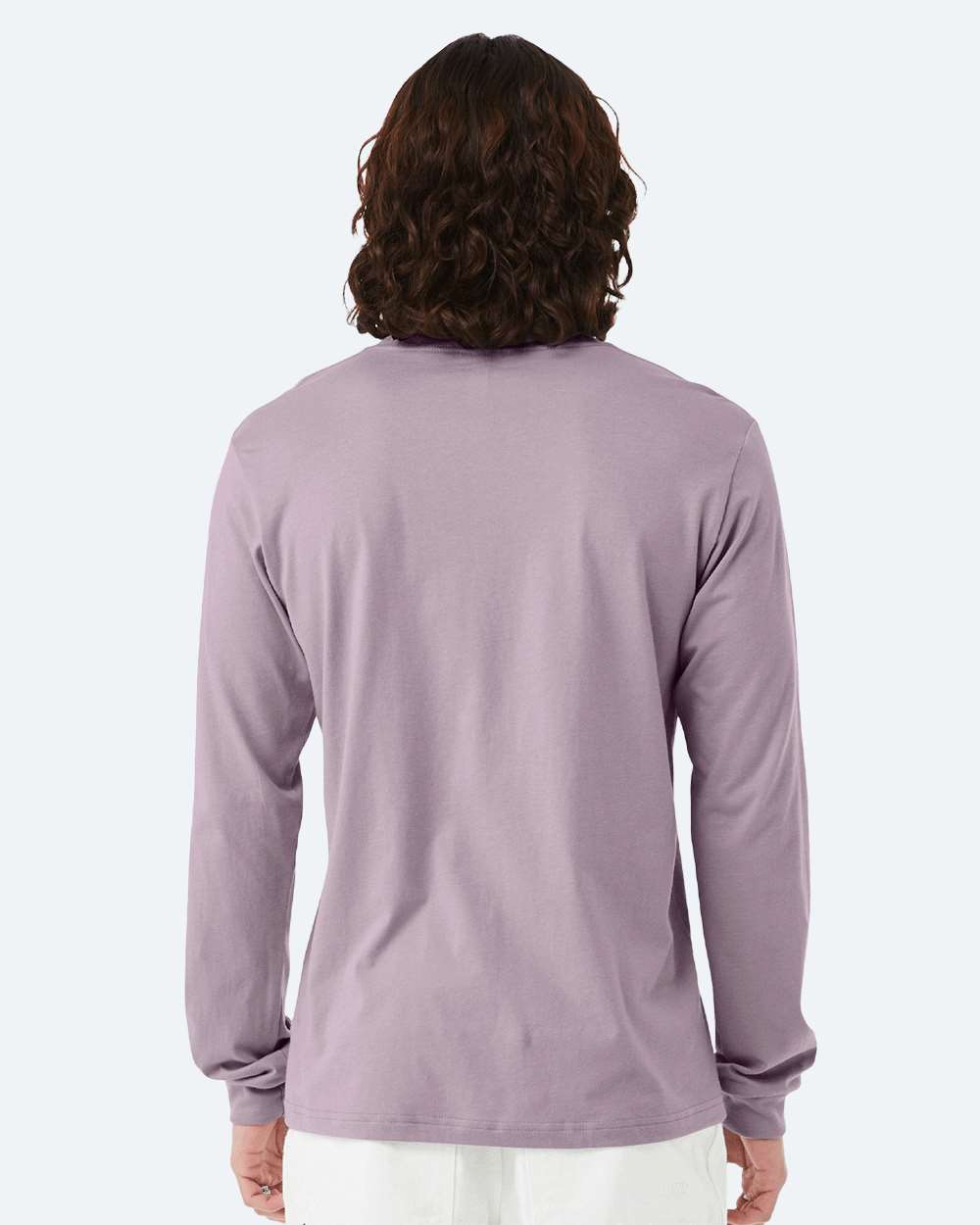 BELLA + CANVAS 3501, T-Shirts - Long Sleeve, Light Violet