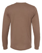 BELLA + CANVAS 3501, T-Shirts - Long Sleeve, Vintage Brown