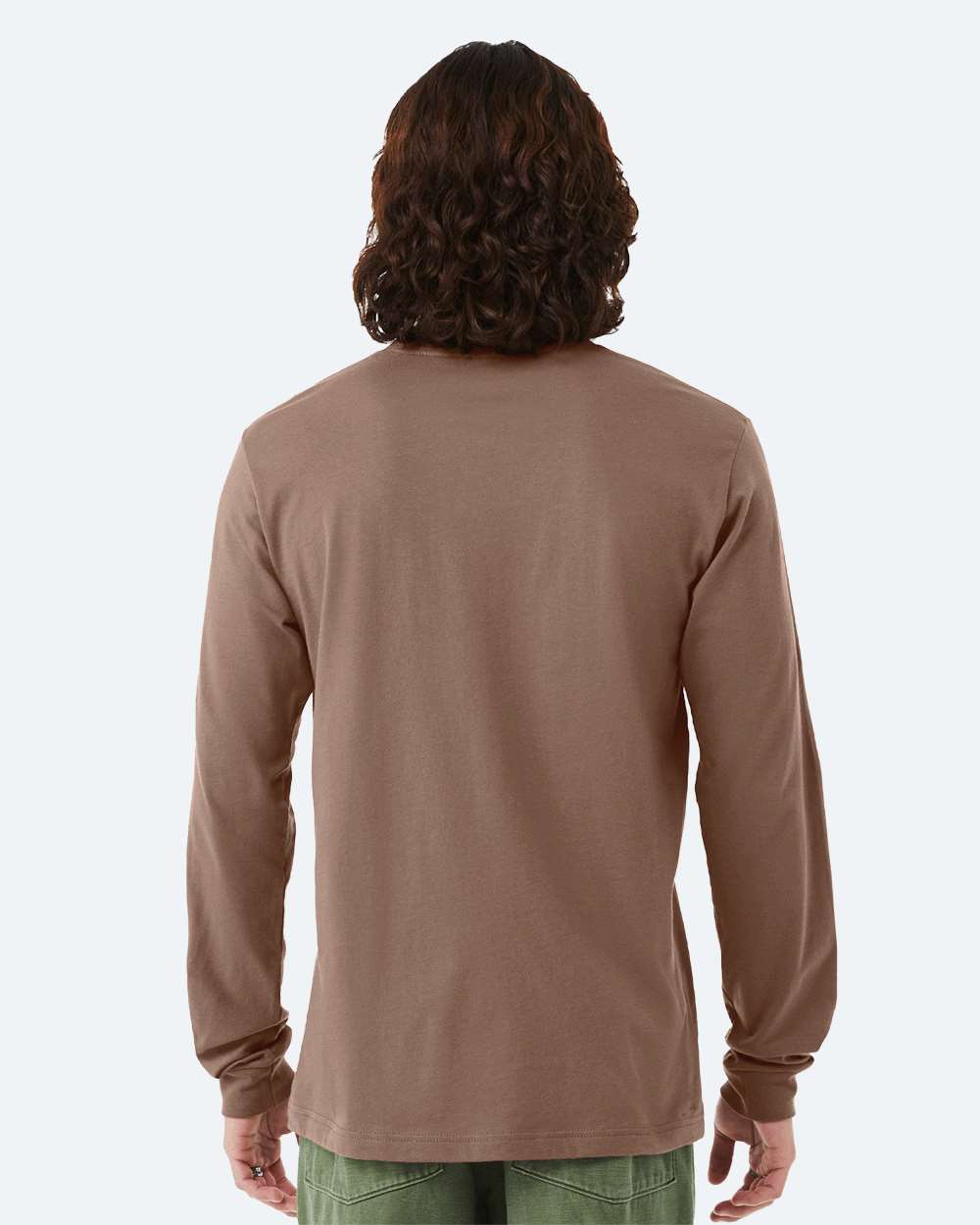BELLA + CANVAS 3501, T-Shirts - Long Sleeve, Vintage Brown