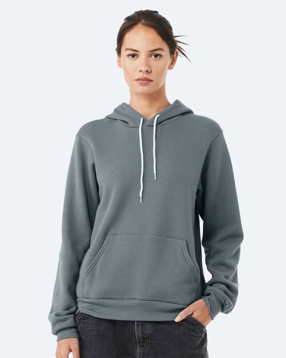 BELLA + CANVAS 3719, Fleece - Premium - Hood, Blue Storm