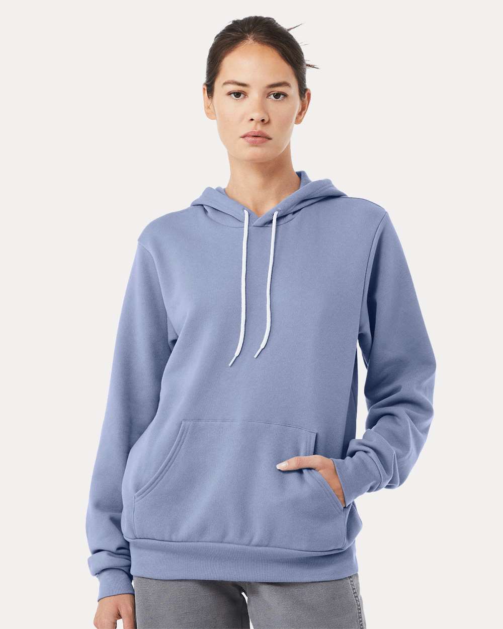 BELLA + CANVAS 3719, Fleece - Premium - Hood, Lavender Blue