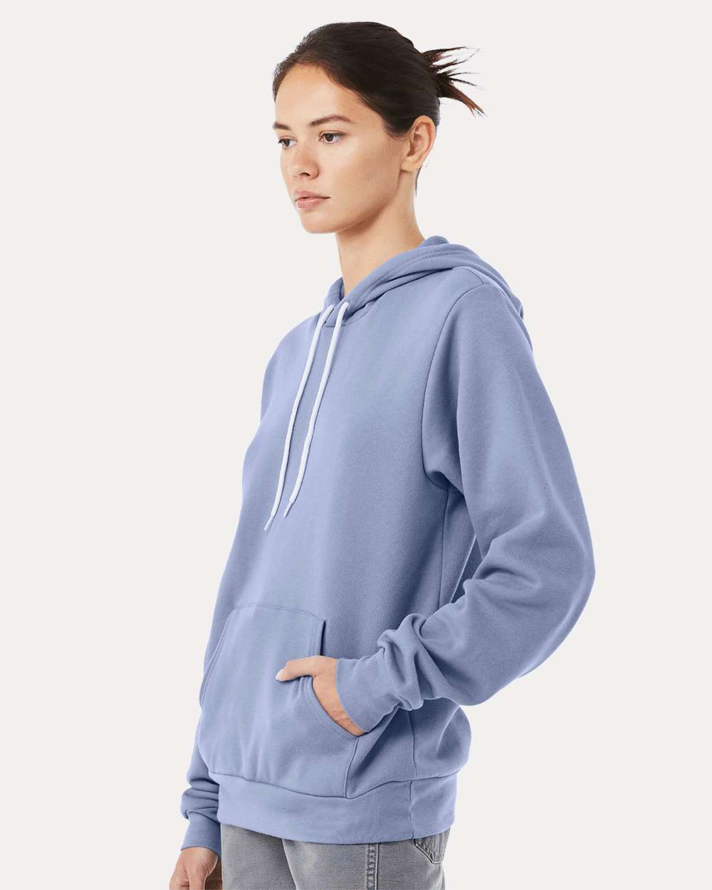 BELLA + CANVAS 3719, Fleece - Premium - Hood, Lavender Blue