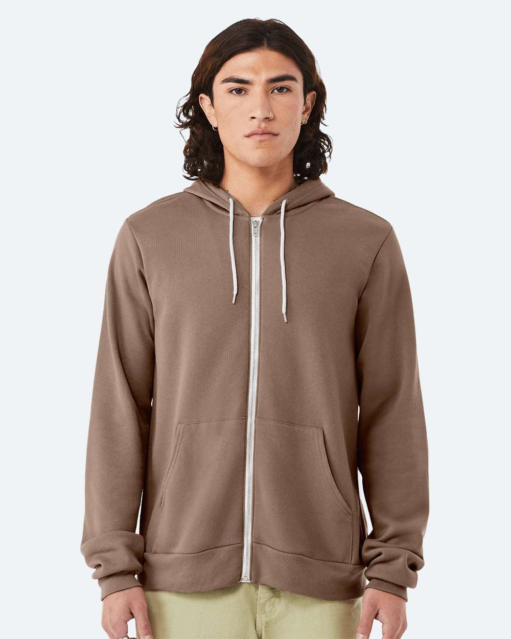 BELLA + CANVAS 3739, Fleece - Premium - Hood, Vintage Brown