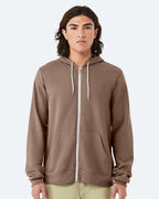 BELLA + CANVAS 3739, Fleece - Premium - Hood, Vintage Brown