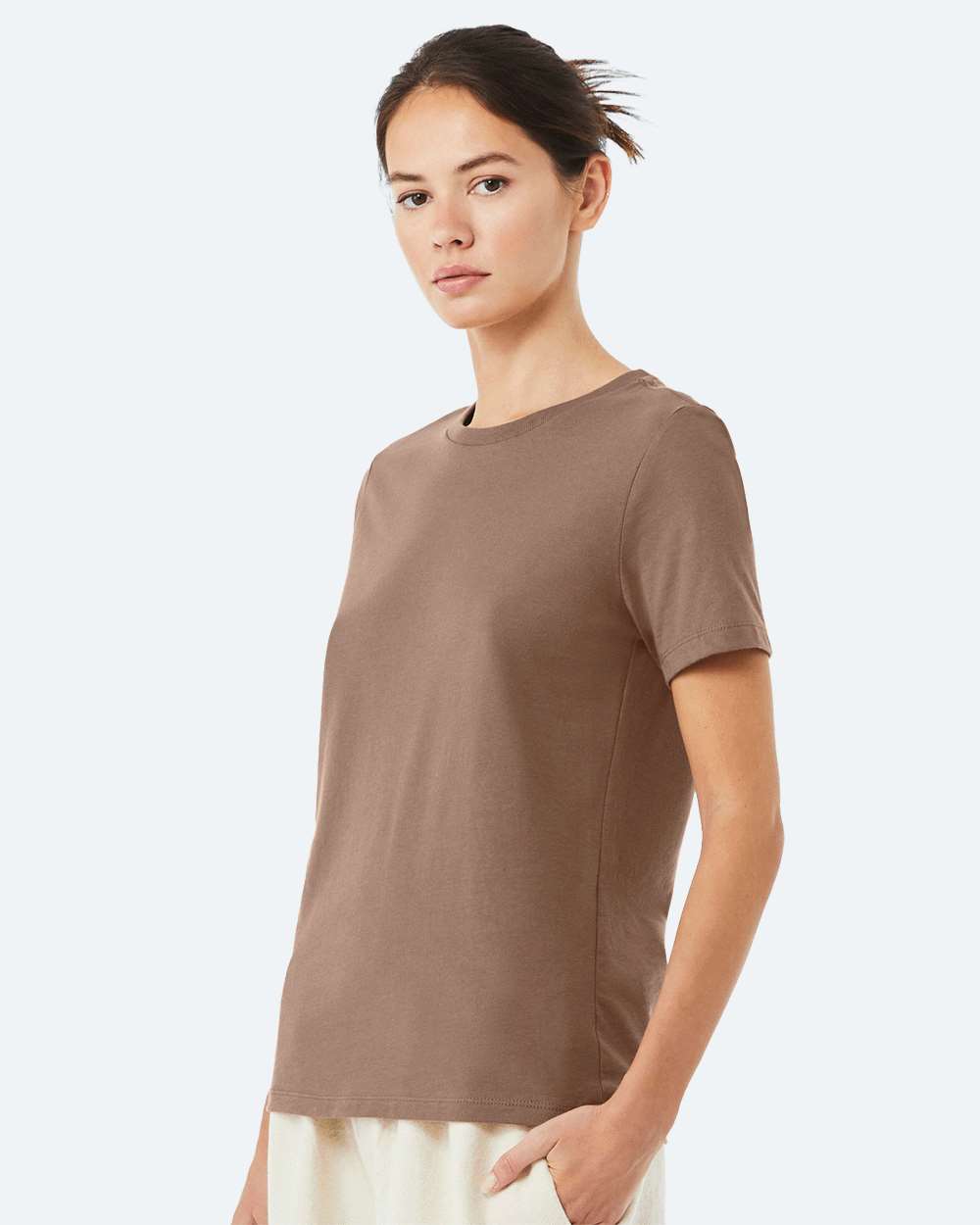 BELLA + CANVAS 6400, T-Shirts - Premium, Vintage Brown