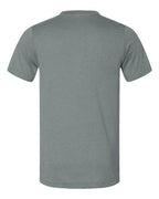 BELLA + CANVAS 3001CVC, T-Shirts - Premium, Heather Blue Storm