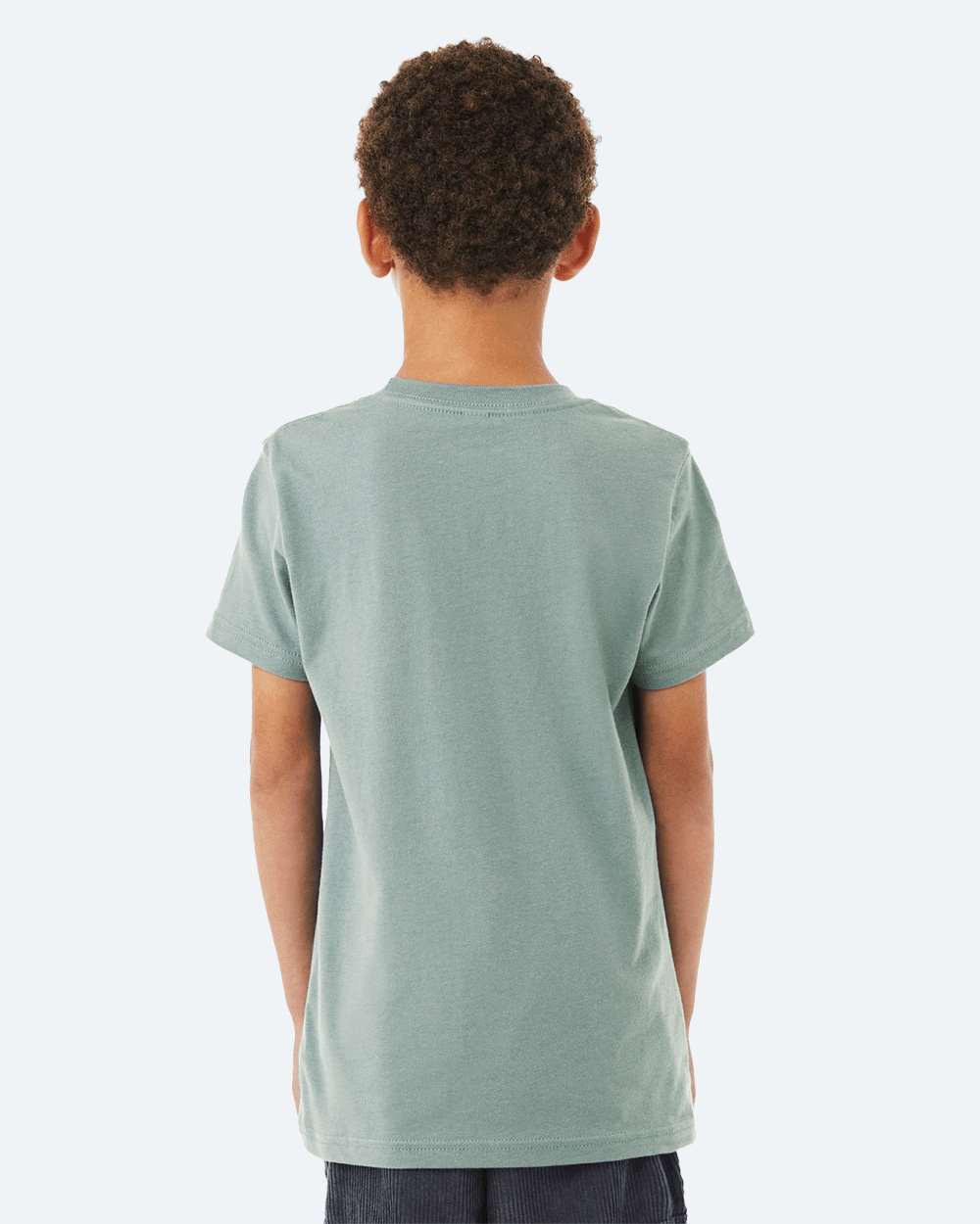 BELLA + CANVAS 3001Y, T-Shirts - Premium, Dusty Blue