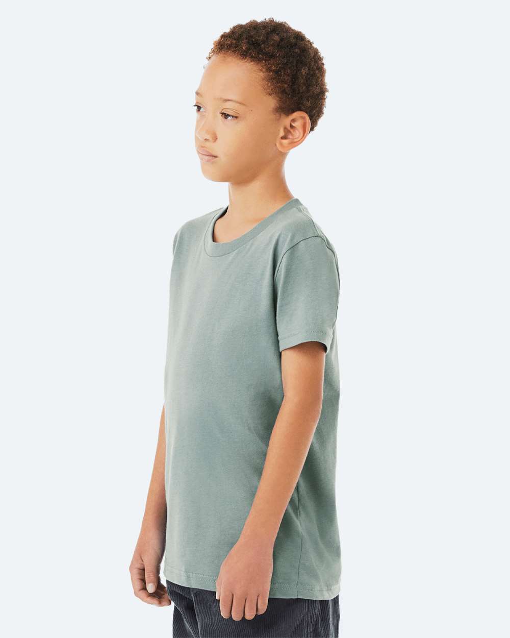 BELLA + CANVAS 3001Y, T-Shirts - Premium, Dusty Blue