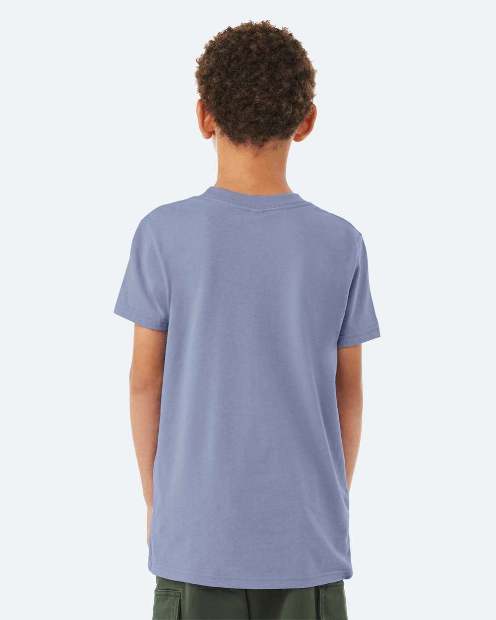 BELLA + CANVAS 3001Y, T-Shirts - Premium, Lavender Blue
