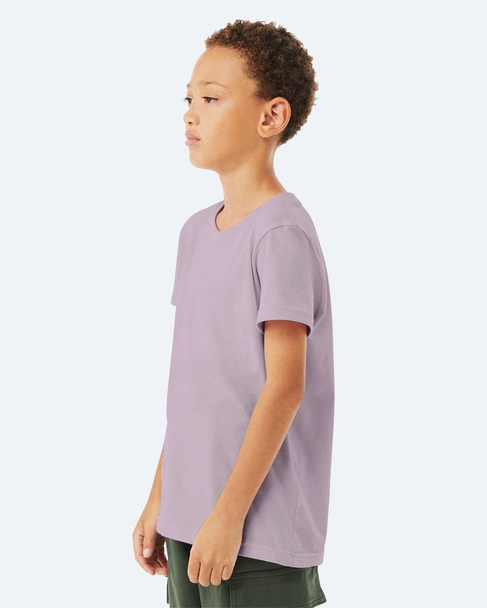 BELLA + CANVAS 3001Y, T-Shirts - Premium, Light Violet
