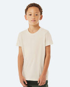 BELLA + CANVAS 3413Y, T-Shirts - Premium, Solid Natural Triblend